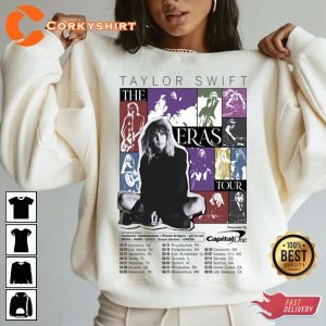 Taylor The Eras Tour Midnights Album 2023 Taylor Sweatshirt