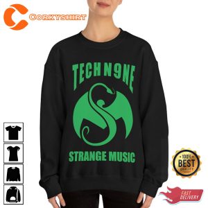Tech N9ne Neon Green Graphic Limited Edition Heavy Blend Unisex Sweatshirt