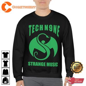 Tech N9ne Neon Green Graphic Limited Edition Heavy Blend Unisex Sweatshirt