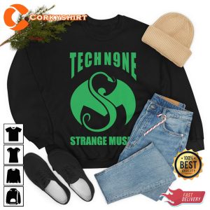 Tech N9ne Neon Green Graphic Limited Edition Heavy Blend Unisex Sweatshirt