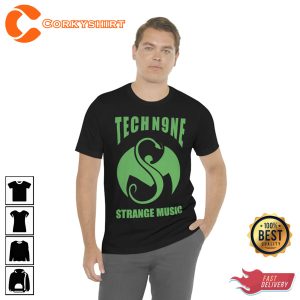 Tech N9ne Neon Green T Shirt Design