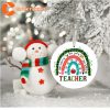 Thank you Christmas Personalised Teacher Ornaments