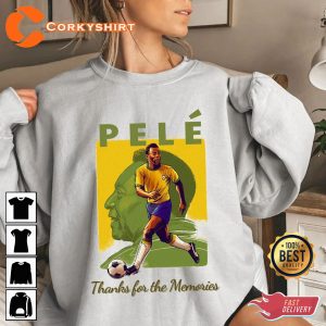 Thanks for the Memories Brazil Pele Legend Soccer T-Shirt