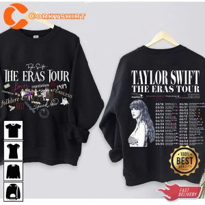 The Eras Tour 2023 Two Sides Crewneck Vintage Taylor New Album Sweatshirt