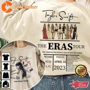 The Eras Tour Custom The Eras Tour Date Taylor Swift Shirt