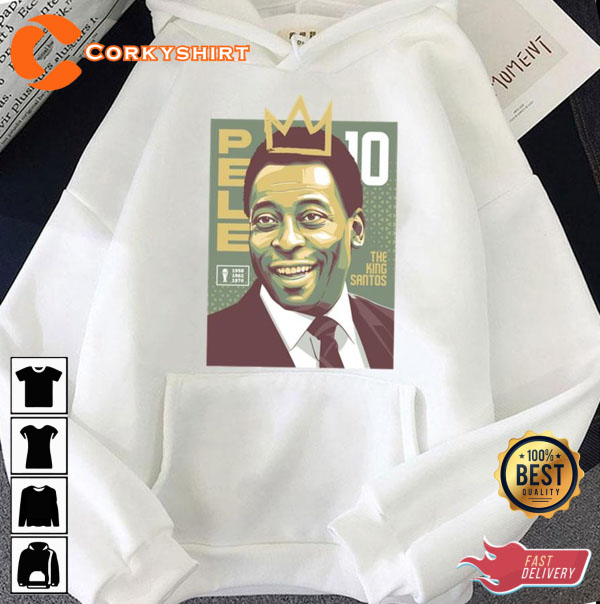 The King Santos Pele Footballer GOAT Unisex Shirt