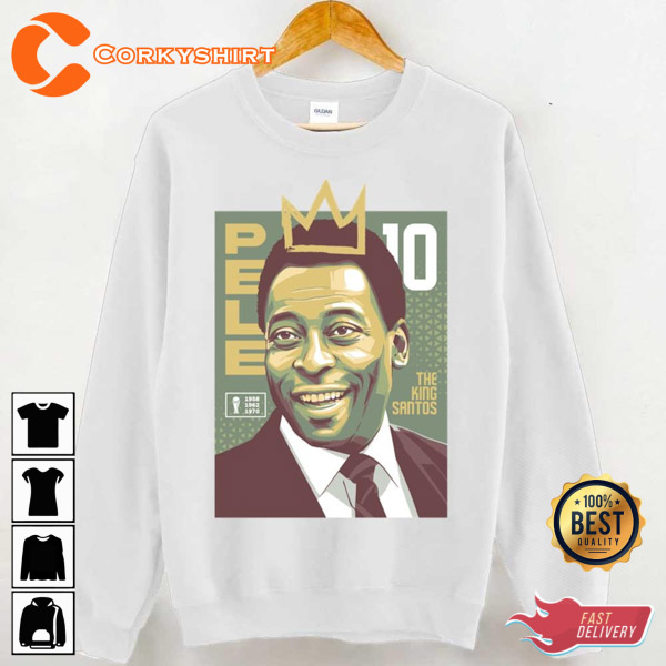 The King Santos Pele Footballer GOAT Unisex Shirt