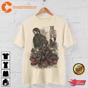 The Last of Us Fan Art Vinatge Comic Book Cover Style Shirt