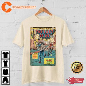 The Last of Us Intro Fan Art Comic Book Cover Style Shirt