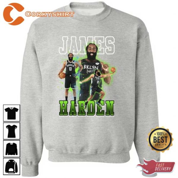 The Legend Cartoon Art Basketball James Harden Shirt