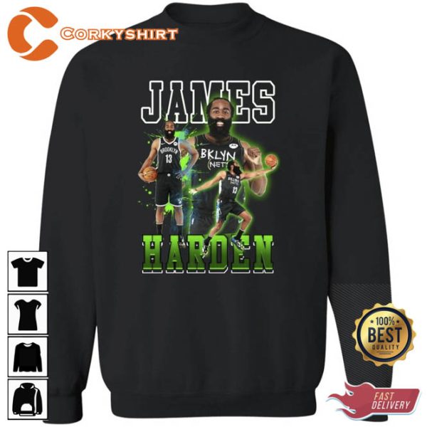 The Legend Cartoon Art Basketball James Harden Shirt