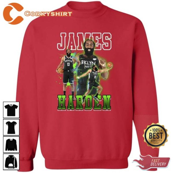 The Legend Cartoon Art Basketball James Harden Shirt