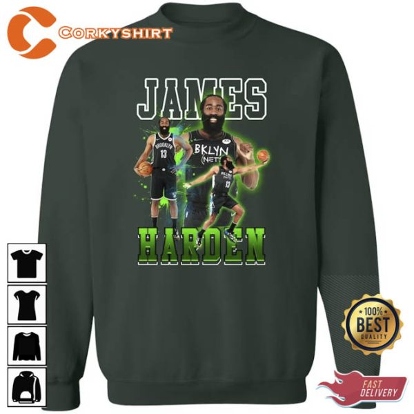 The Legend Cartoon Art Basketball James Harden Shirt