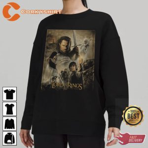 The Lord of the Rings Return of the King Movie Poster Sweatshirt