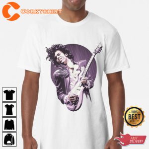 The Prince Playing Guitars Stars Unisex T-Shirt