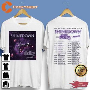 The Revolution's Live Tour 2023 Shinedown Shirt