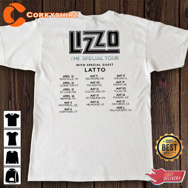 Lizzo The Special 2our Sweatshirt 2 Printed Sides Lizzo Concert Shirt -  Happy Place for Music Lovers