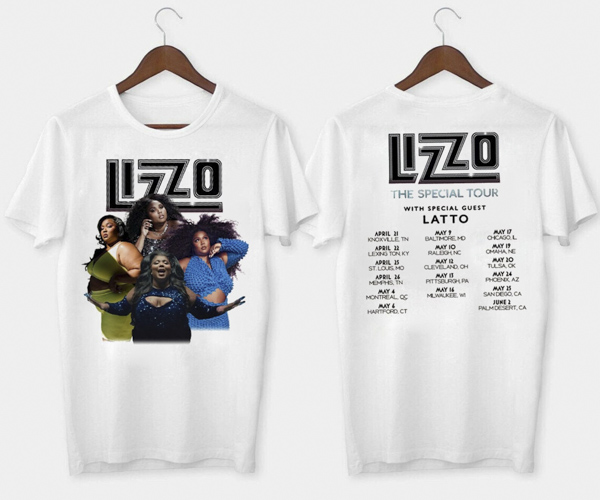 Lizzo The Special 2our Sweatshirt 2 Printed Sides Lizzo Concert Shirt -  Happy Place for Music Lovers