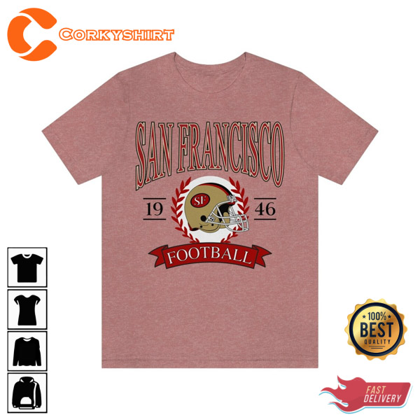 San Francisco 49ers Vintage Football Game Day T-Shirt