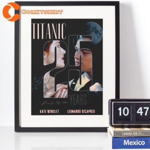 Titanic 25th Years Anniversary Gift for Fans Wall Art Poster