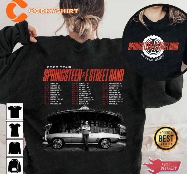 Tour 2023 Bruce Springsteen Estreet Band T-shirt