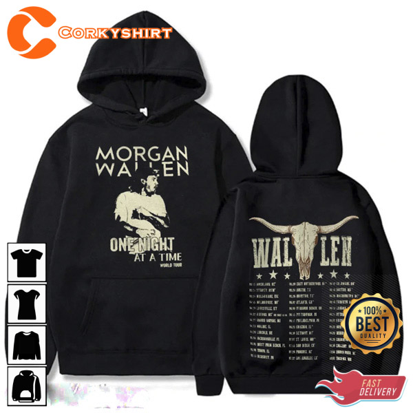 Morgan Wallen T-shirt, Morgan Wallen One night at a time world tour 2023  Shirt - Ink In Action