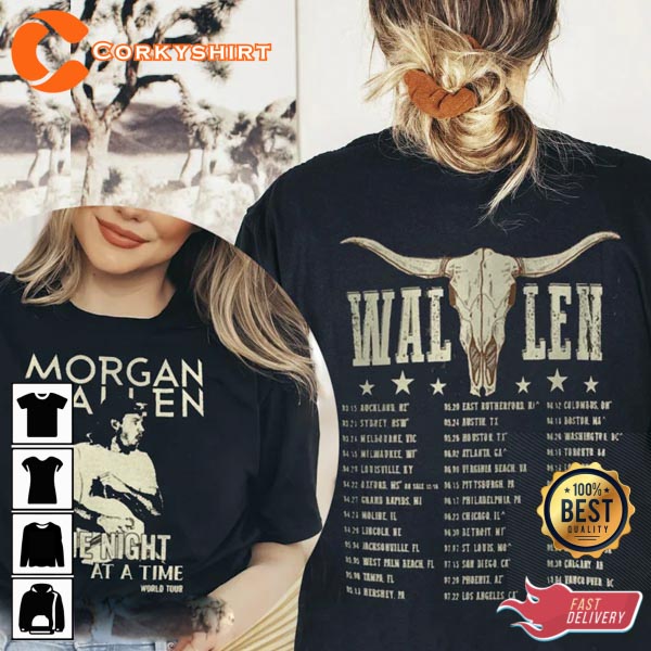 Morgan Wallen World Tour 2023 One Night At A Time T-Shirt - Bring