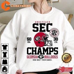 Uga Sec Championships Vintage Georgia Bulldogs Shirt