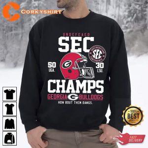 Uga Sec Championships Vintage Georgia Bulldogs Shirt