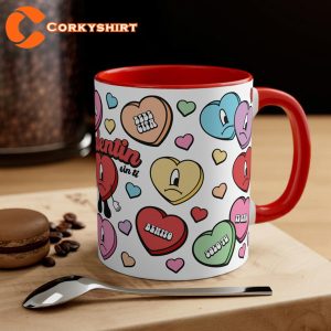 Un San Valentin Sin Ti Two-Tone Coffee Mugs