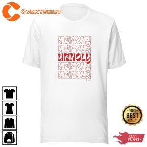 Unholy Sam Smith Retro Repeating T Shirt