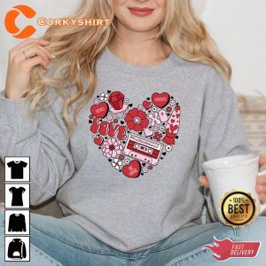 Valentines Day Cute Heart Design 2023 Shirt