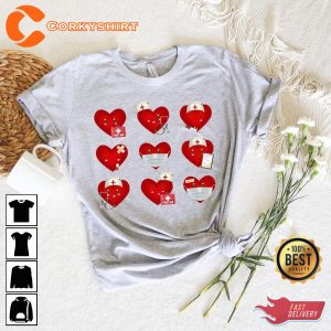 Valentines Day Nurse Tshirts Valentine T-Shirt Design