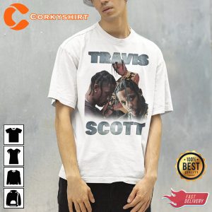 Vinatge 90s Travis Scott Shirt Design