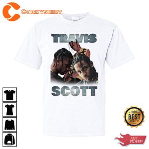 Vinatge 90s Travis Scott Shirt Design