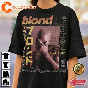 Vintage Fusion Frank Vintage Frank Ocean Blond Graphic Hip Hop Rap Tee