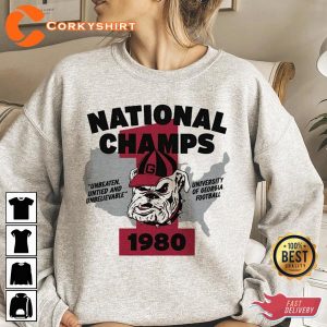 Vintage Georgia 1980 National Championship Shirt
