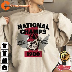 Vintage Georgia 1980 National Championship Shirt
