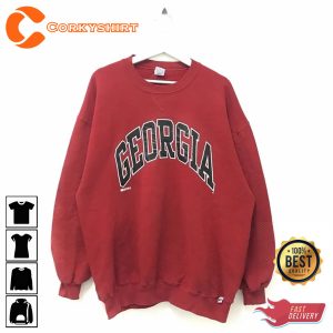 Vintage Georgia Bulldogs University of Georgia Uga The Bulldog Unisex Sweatshirt