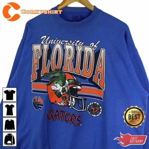 Vintage NCAA Florida Gators Logo Mascot College Sweatshirt