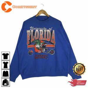 Vintage NCAA Florida Gators Logo Mascot College Sweatshirt