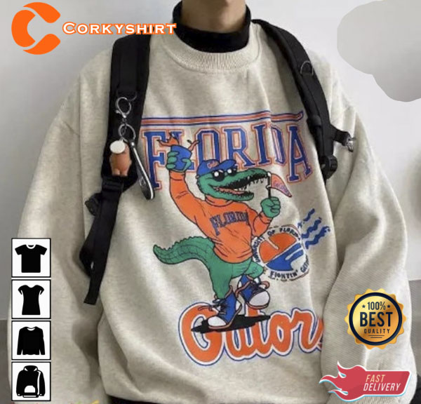 Vintage NCAA Florida Gators Mascot Sweatshirt Florida Gators Tee