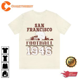 Vintage San Francisco Football 1946 49ers T Shirt