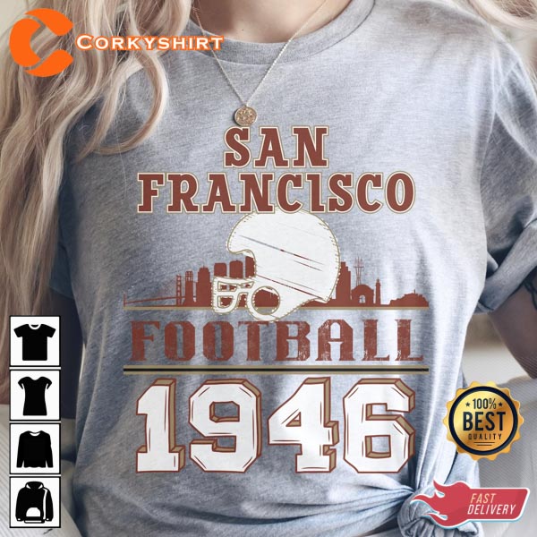 Vintage San Francisco Football 1946 Shirt, San Francisco 49ers