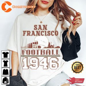 Vintage San Francisco Football 1946 49ers T Shirt