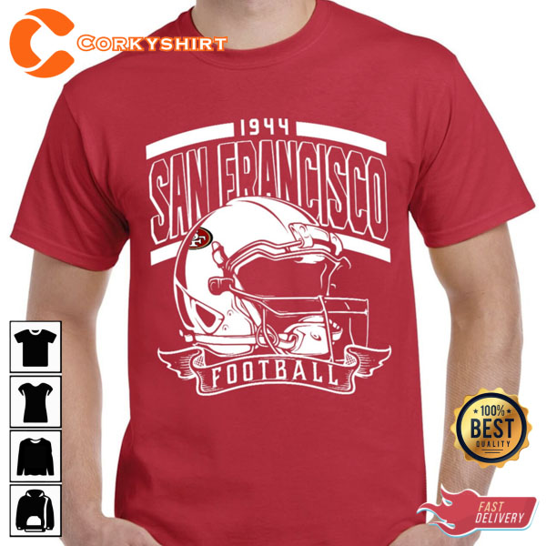 Vintage Throwback San Francisco Football 49ers Football Sweatshirt -  Corkyshirt