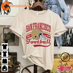 Vintage San Francisco Football Est 1946 Gift for Football Fan Unisex Sweatshirt