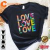 Watercolor Love Self Care Love Yourself Valentine’s Day Gift Unisex T-Shirt