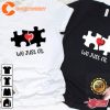 We Just Fit Matching Couples Gift for Valentine Unisex Hoodie
