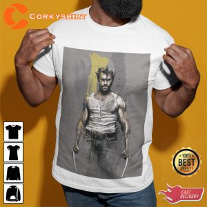 Wolverine Hugh Jackman Xmen Fantasy Hero Unisex T-Shirt